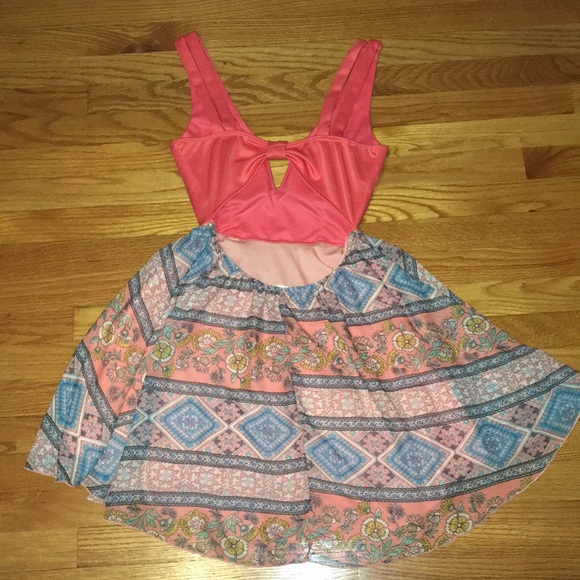 A’gaci Floral Print Mini Dress - Picture 3 of 4